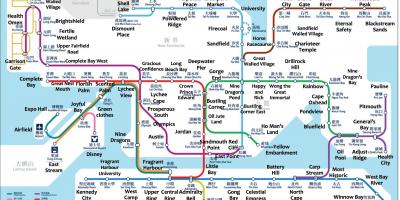 HK metro kaart