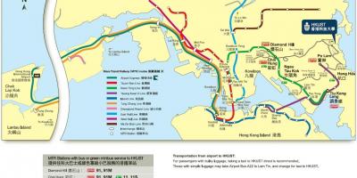 Universiteit van Hong Kong-kaart